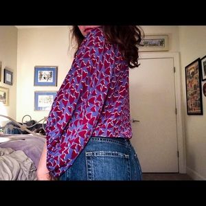 Anthro Cropped Blouse
